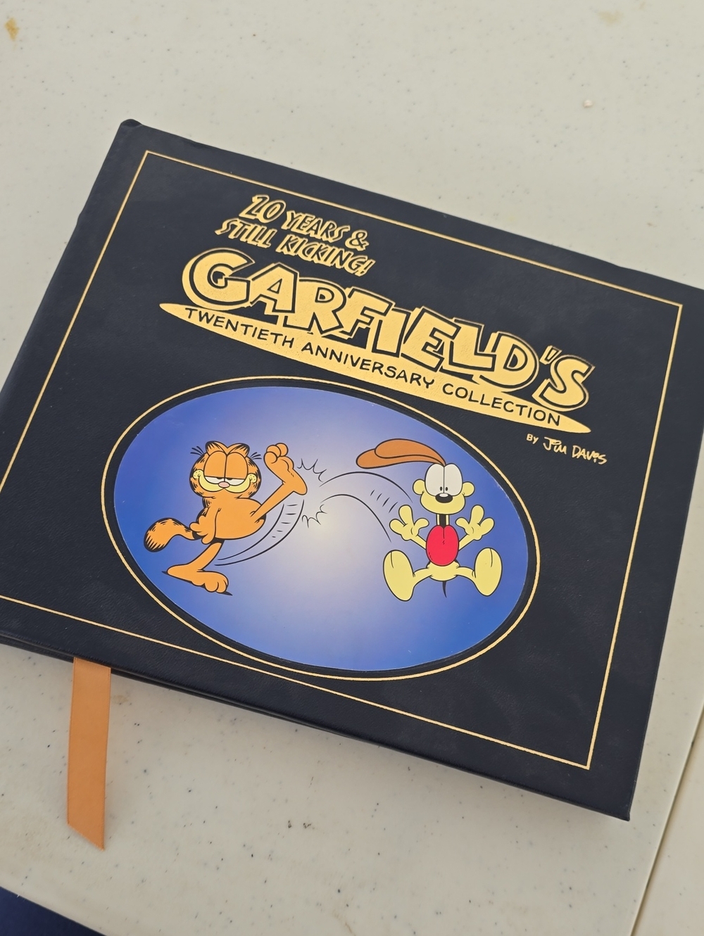 Garfield's Twentieth Anniversary Collection Hardcover - Navy & Gold